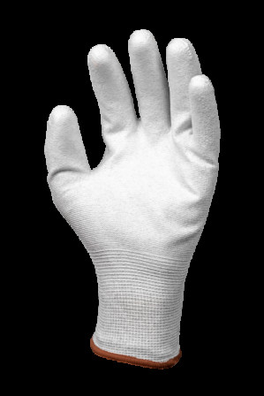 Gants EUROLITE 1EST90 J13 polyester carbon end. PU T10