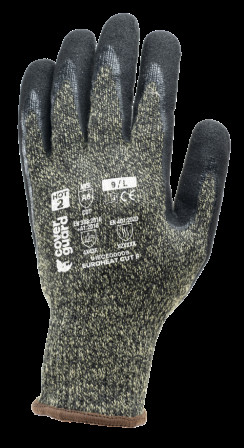 GANTS EUROHEAT CUT F, HOT 2, DOUBLE END. NITRILE, VAGUE, T10