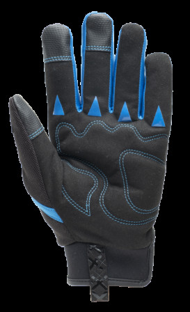 Gants EUROWINTER MX100 mécanique froid, noir bleu, T7