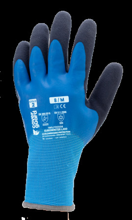 Gants EUROWINTER L200 J13 PE dble end. latex doublé T12