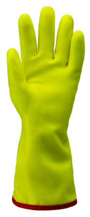 GANTS EUROWINTER F110 TYPE A FROID 2 PVC JAUNE 35CM T10