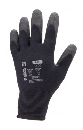 Gants EUROICE 2 - PA 2 tricots end.PVC - HPT noir T10