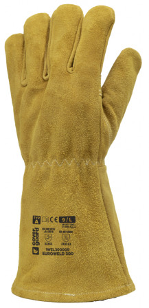 Gants EUROWELD 300 croute vachette orange doré, T10