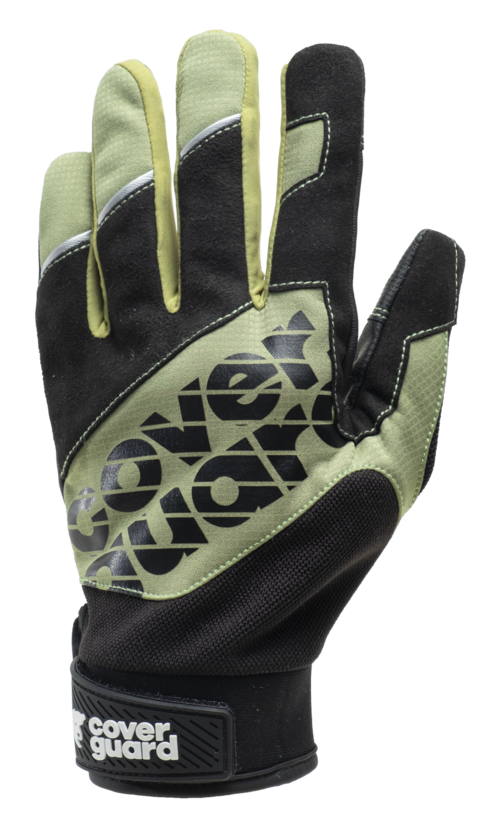 Gants EUROLITE MX200 mécanique dextérité, noir vert T7