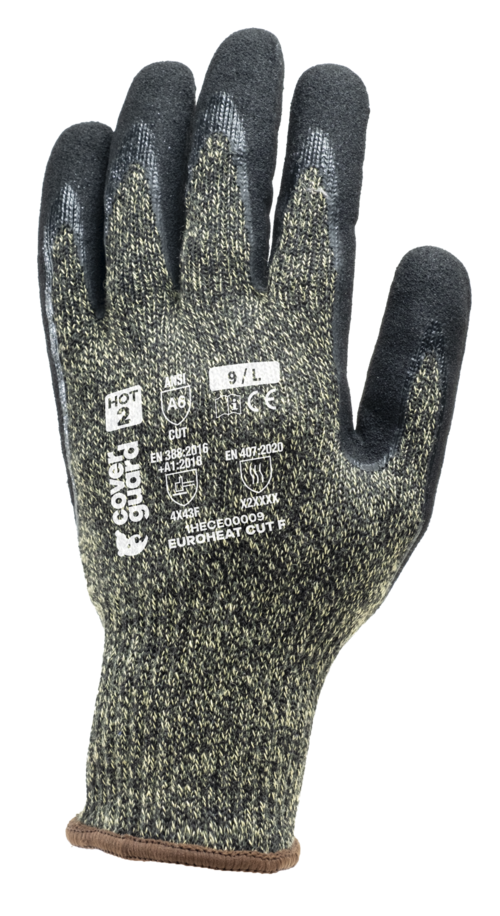 GANTS EUROHEAT CUT F, HOT 2, DOUBLE END. NITRILE, VAGUE, T10