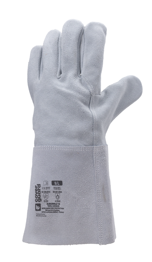 Gants EUROWELD 140 TIG coute bovin manch. 15cm (2514) T10