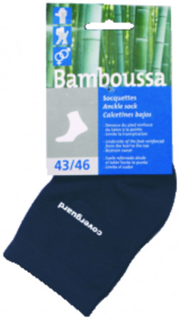 Chaussettes BAMBOUSSA Grise 85%bambou/15%spandex 43/46 -Lot de 12 paires