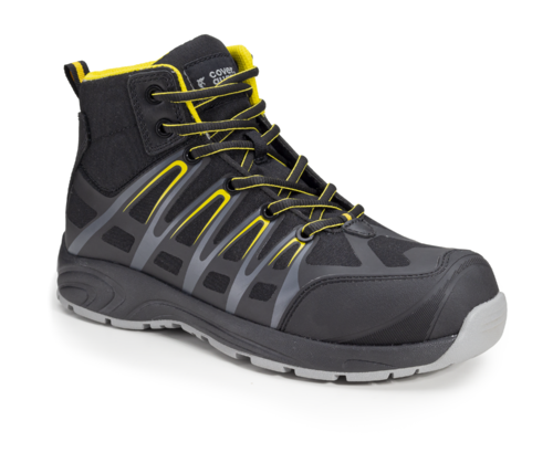 Chaussure ALUNI Haute Noir Jaune taille 043