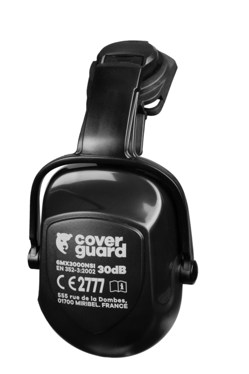 COQUILLES ANTI-BRUIT MX300 - ADAPTABLE CASQUE SECU - 30DB