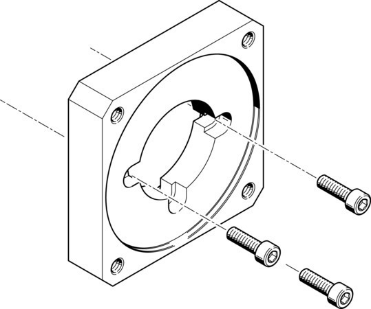EAMF-A-64A/B-70A Bride de moteur