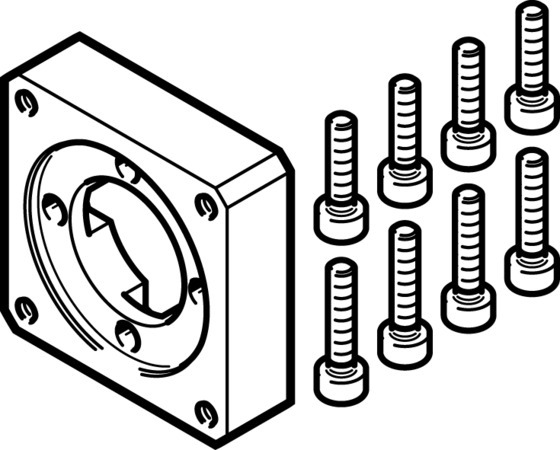 EAMF-A-28D-28A Bride de moteur