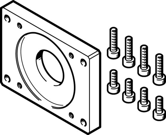 EAMF-A-38B-40A Bride de moteur