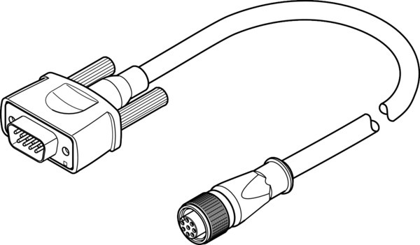 NEBM-M12G8-E-10-S1G9 Câble codeur