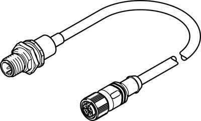 NEBM-M12G4-RS-2.23-N-M12G4H Câble moteur