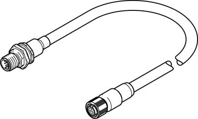 NEBM-M12G12-RS-2.23-N-M12G12H Câble codeur