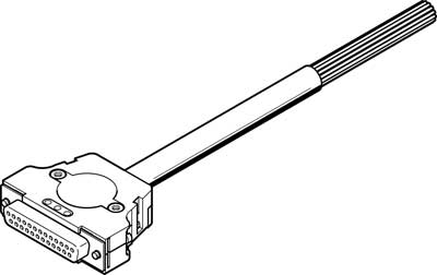 câble de liaison NEBV-S1G25-K-2.5-N-LE25-S6