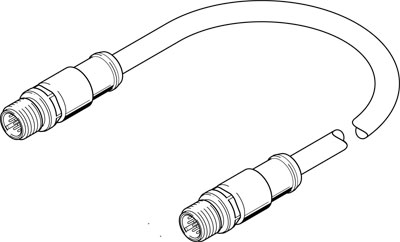 câble de liaison NEBS-SM12G12-E-0.3-N-M12G12