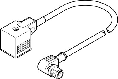 câble de liaison NEBV-A1W3F-P-K-0.6-N-M12W3
