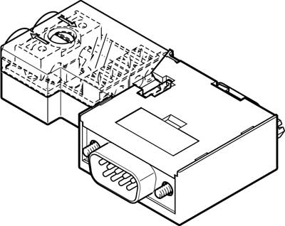 NECU-S1W9-C2-APB Connecteur mâle