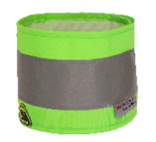 ARMYARD brassard hi-viz Vert 100% poly, 3M TU - lot de 10