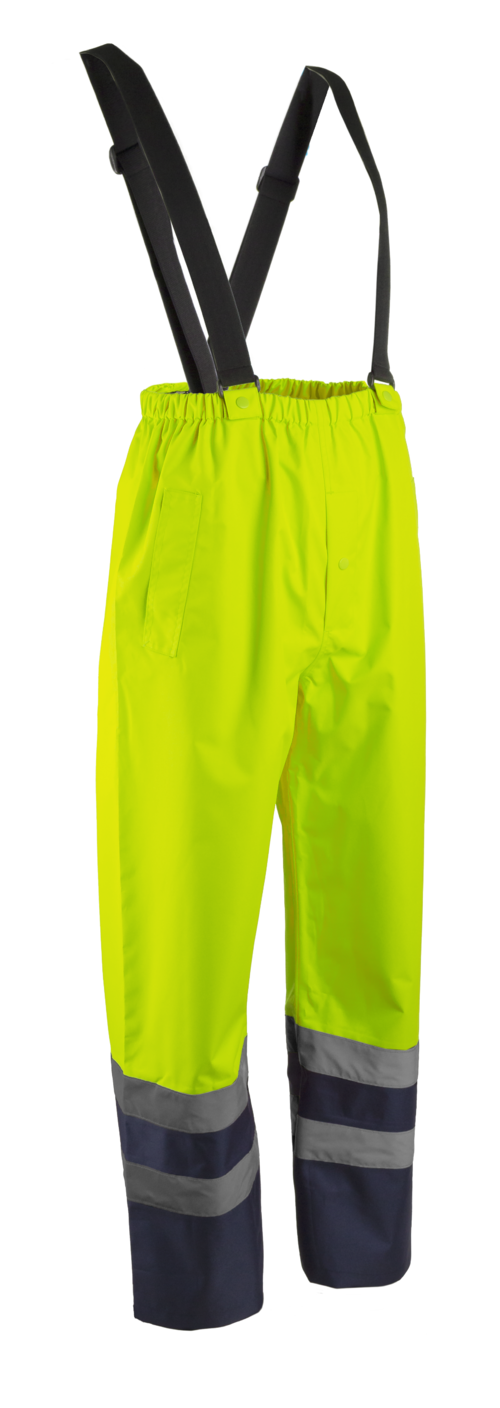 HYDRA Pantalon de pluie Jaune HV Marine taille 0XL