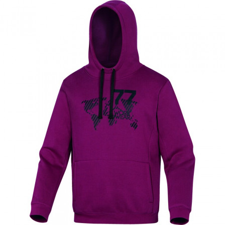SWEAT LECCO LIE DE VIN/NOIR XL