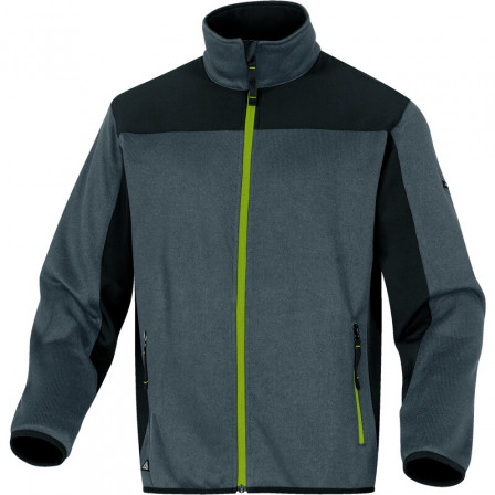VESTE PULL BEAVER GRIS/VERT L