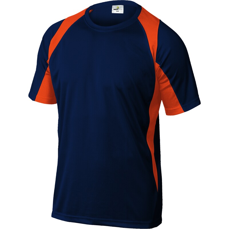 T-SHIRT BALI MARINE/ORANGE M