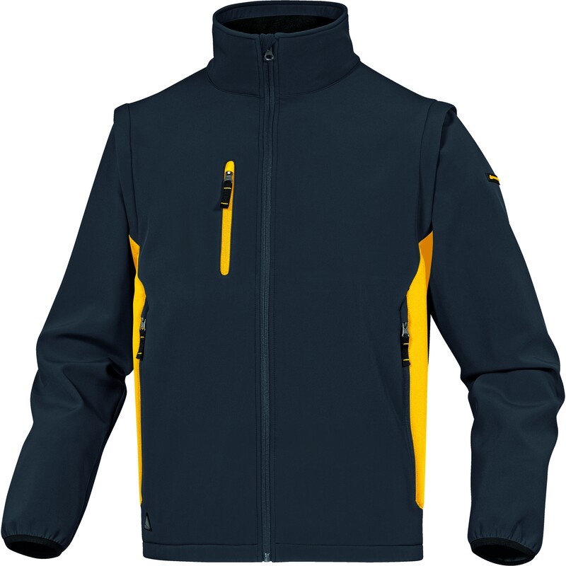 VESTE MYSEN2 GRIS/JAUNE M