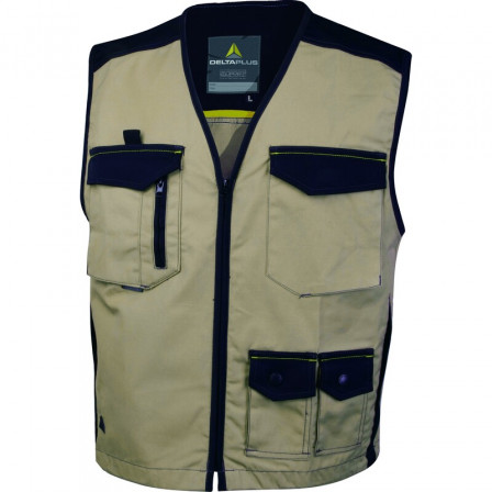 GILET MACHSPIRIT BEIGE/NOIR3XL