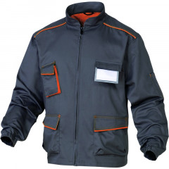 VESTE PANOSTYLE GRIS/ORANGE L