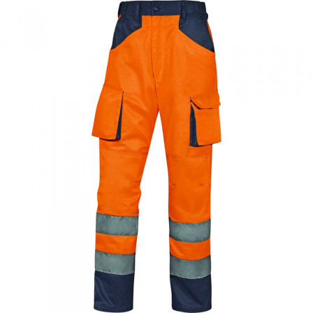 PANTALON M2 ORANGE FL/GRIS M