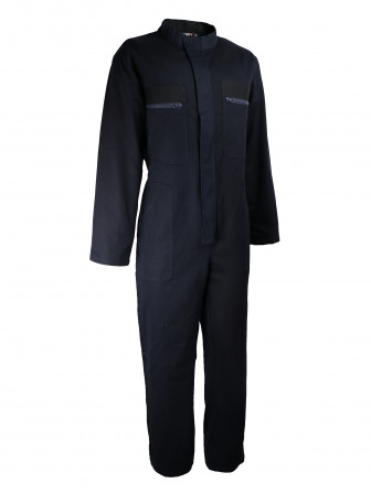 COMBINAISON 1 ZIP COTON MARINE, 3XL