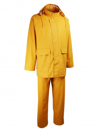 ENSEMBLE  PLUIE PU JAUNE L