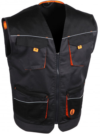 GILET POLY/COTON 65/35% M