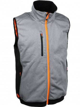 GILET SOFTSHELL GRIS 3 XL