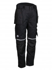 PANTALON COTON/POLY NOIR, 3XL