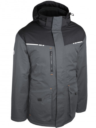PARKA RIPSTOP GRIS/NOIR XL