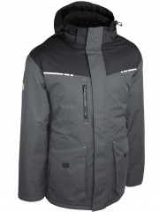 PARKA RIPSTOP GRIS/NOIR 2XL
