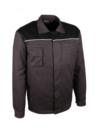VESTE GRISE 100 % COTON - L