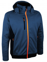 VESTE SOFTSHELL BLEU 3XL
