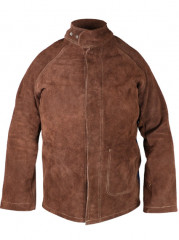 VESTE CUIR MARRON 2XL/3XL