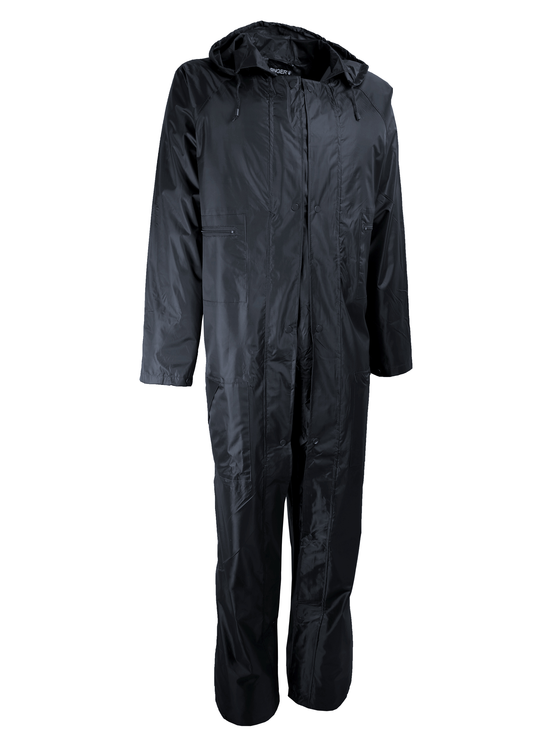 COMBINAISON NYL/PVC BLEUE,M