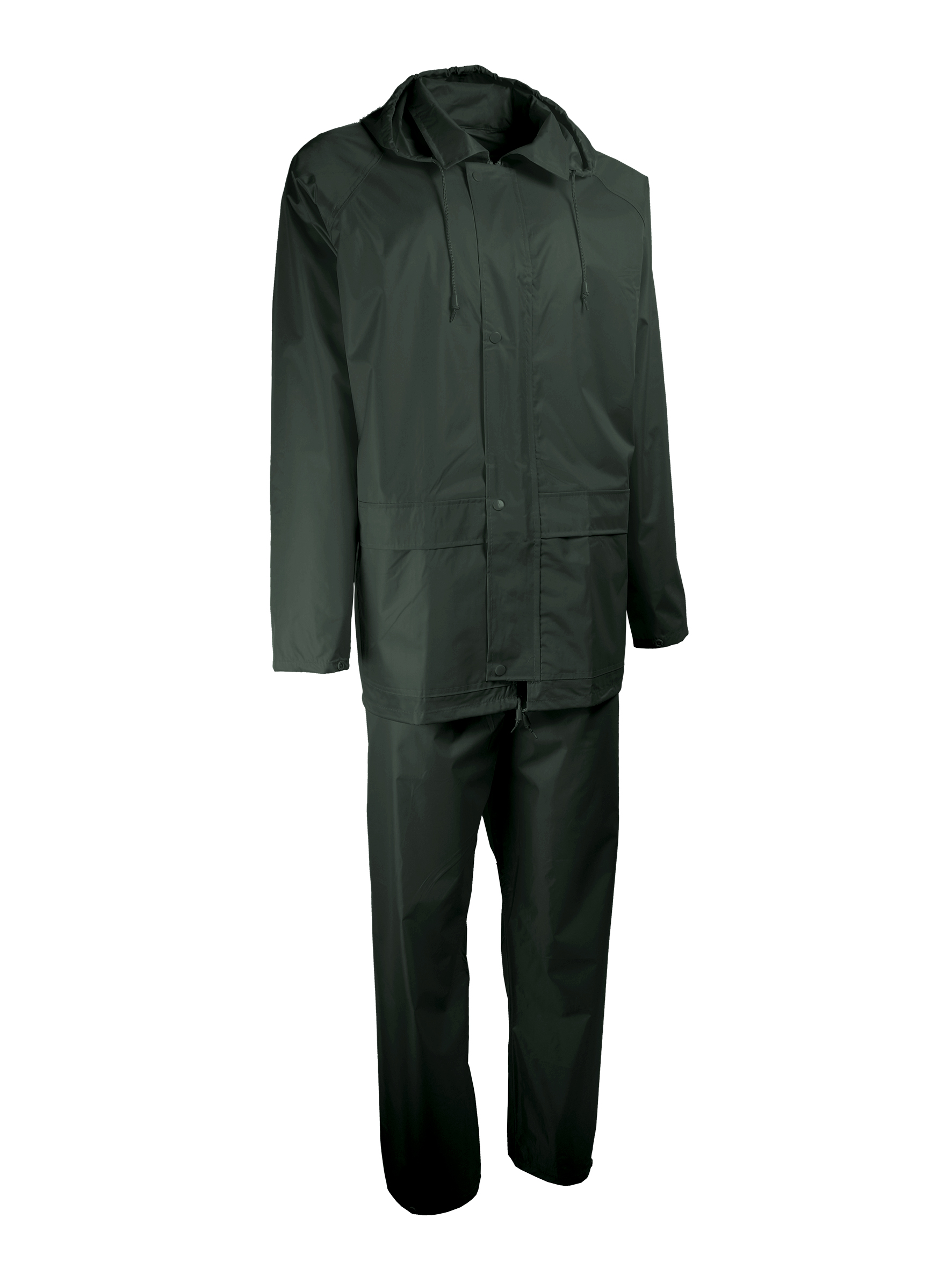 ENSEMBLE PLUIE NYL/PVC VERT, L