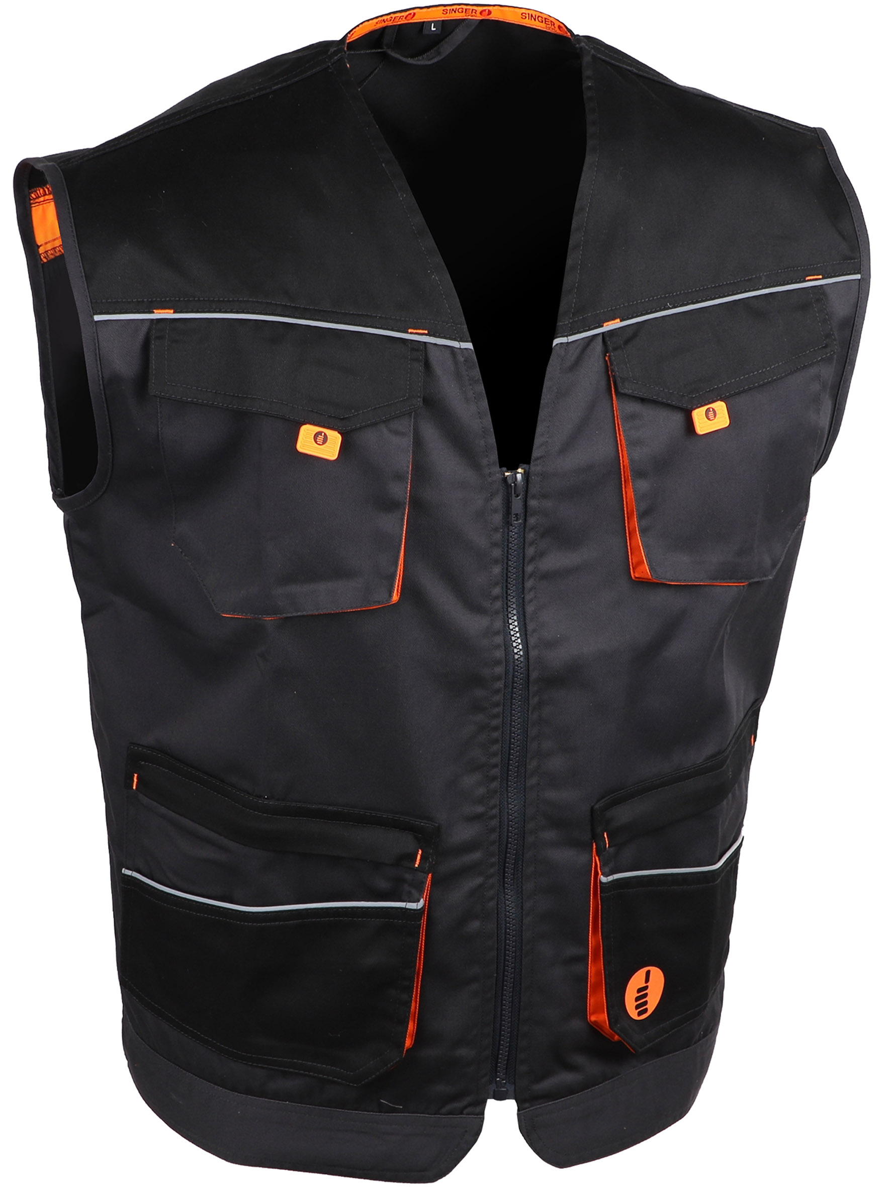 GILET POLY/COTON 65/35% M