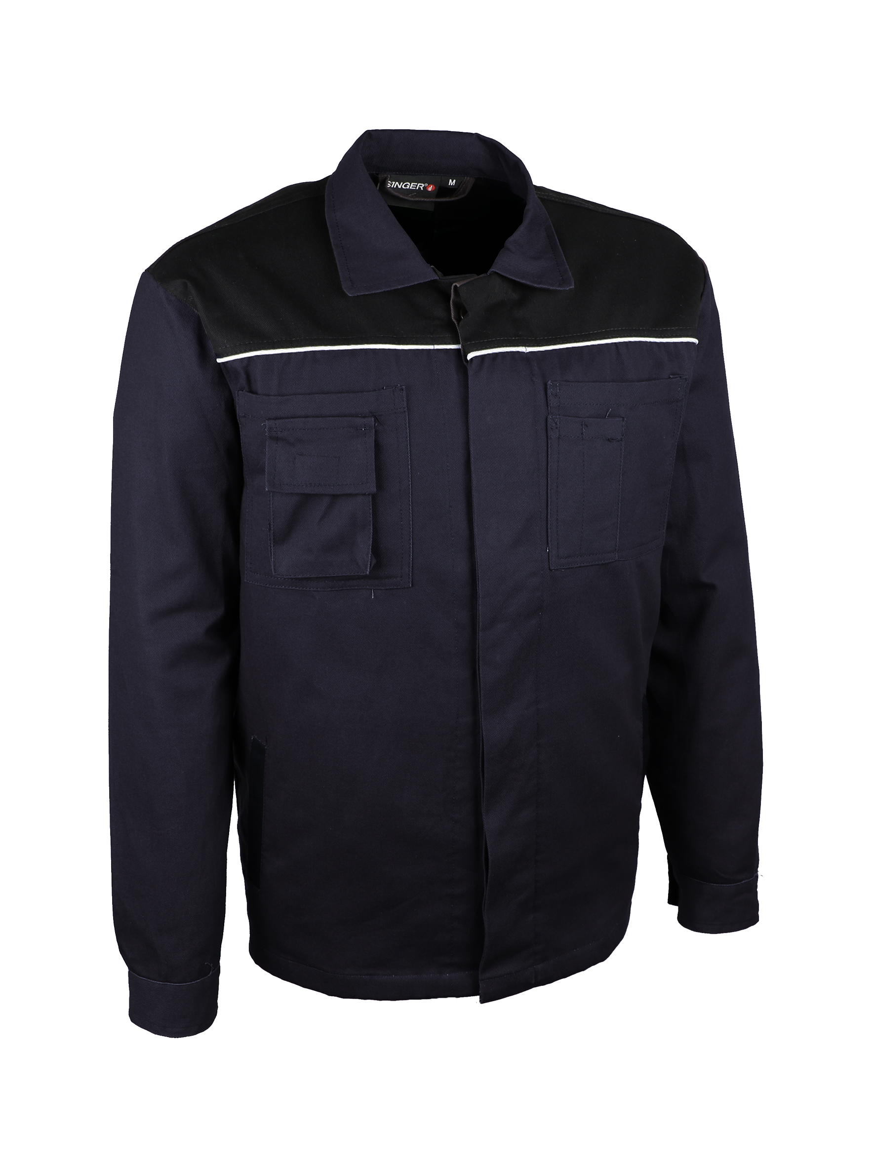 VESTE 100%COTON MARINE L