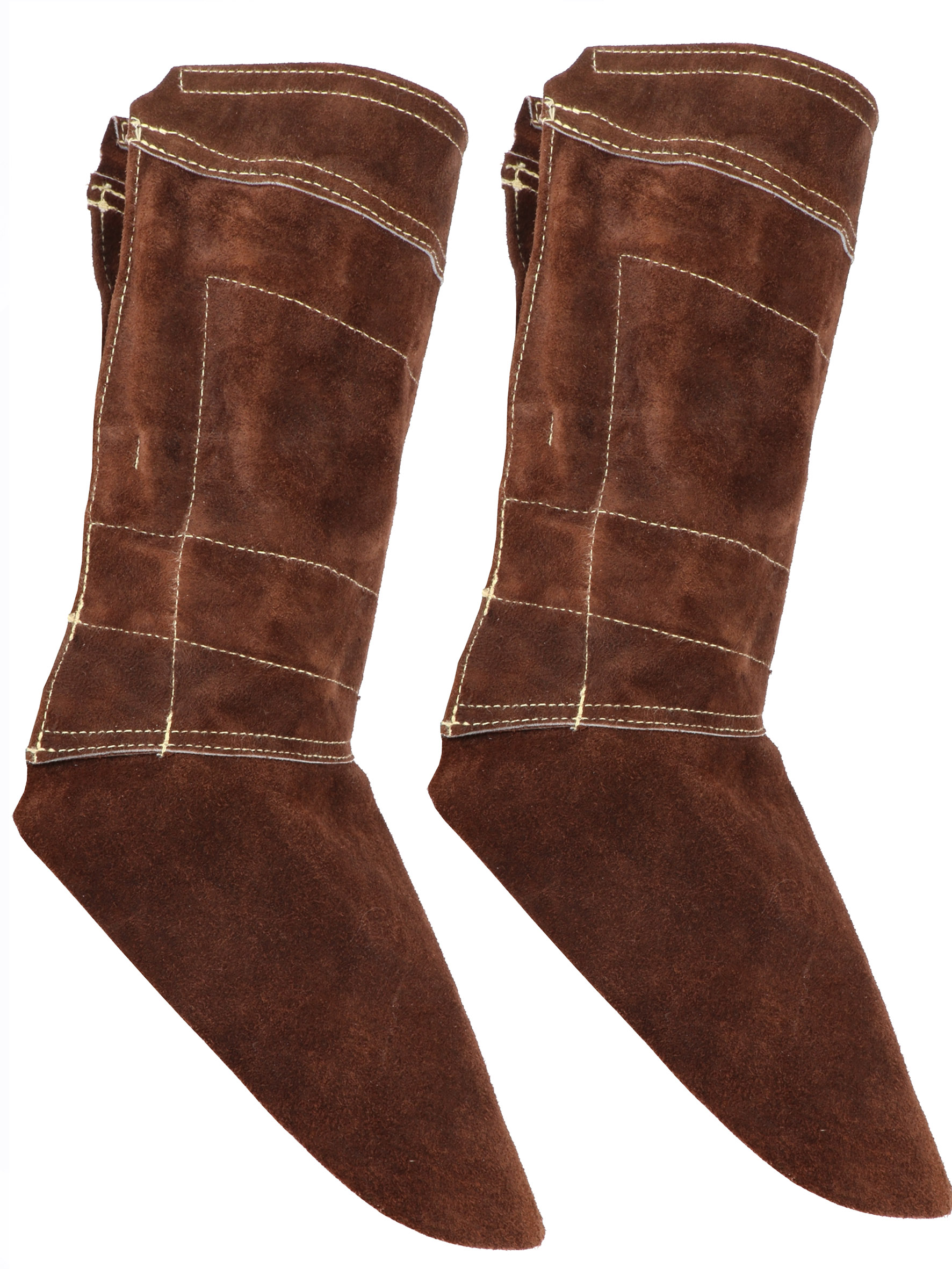GUETRE CUIR MARRON