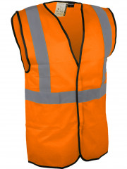 GILET HTE VIS. ORANGE T.L
