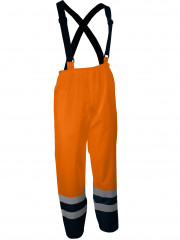 PANTALON PLUIE HV ORANG+BRETEL-2XL