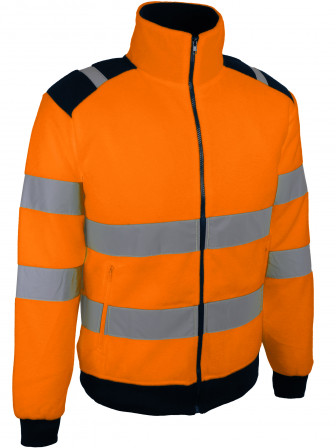 VESTE POLAIRE HV ORANGE 300G-L